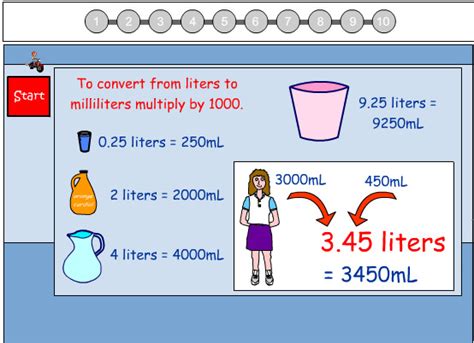 5000 milliliters is how many liters