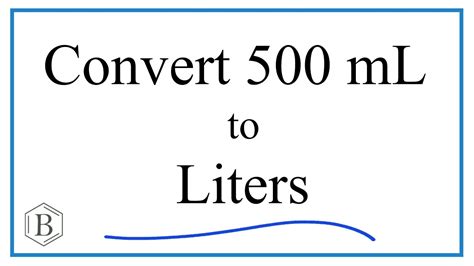 500mL, 1L, and 2L: Unlocking the World of Milliliters