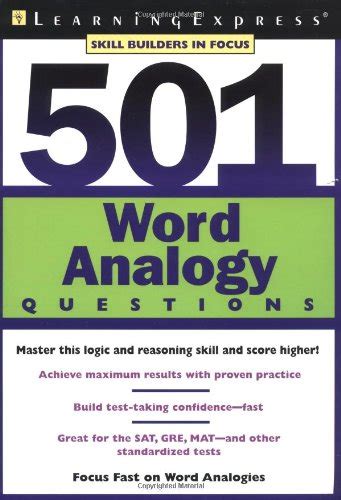 501 Word Analogies Answers PDF