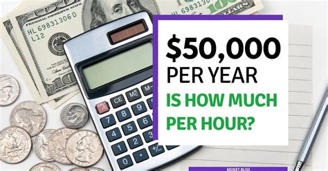 50k A Year Is How Much An Hour: The Ultimate Guide to Calculating Hourly Wage