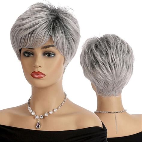 51 Short Grey Wigs That'll Make You Look and Feel Amazing