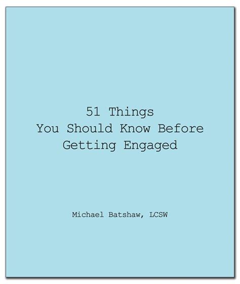 51 things you should know before getting engaged good things to know Kindle Editon