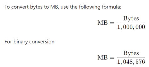 512 MB to Bytes: A Comprehensive Guide and Conversion Table