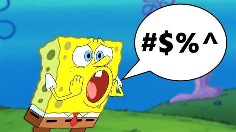 52 Banned Spongebob Squarepants Curse Words That Will Make You GAG