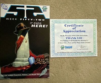 52 Week Fifty-Two Diamond Comics 25th Anniversary Variant Edition with Certificate 52 52 Reader