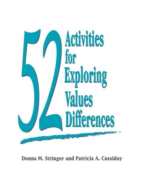 52 activities for exploring values differences Doc