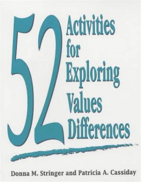 52 activities for exploring values differences Doc