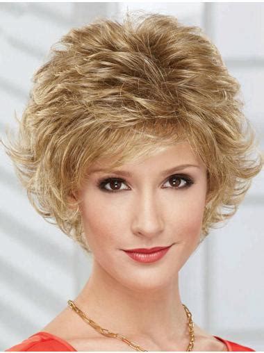 5234: Fashional Blonde Short Wavy Layered Fantastic Wigs