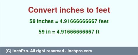 59 Inches in Feet: A Comprehensive Guide to Understanding This Measurement