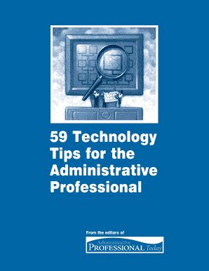 59 technology tips for the administrative professional Doc