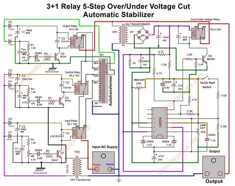 5kva stabilizer circuit diagram pdf PDF