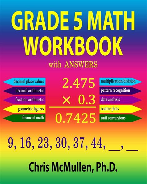 5th Grade Math Workbook Answers Doc