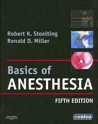 5th edition of basics of anesthesia PDF