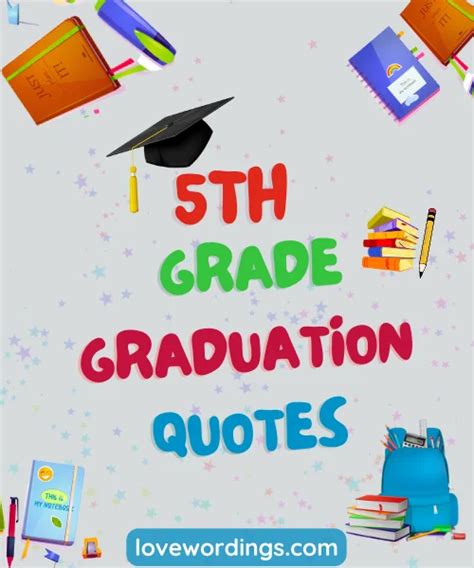 5th grade graduation quotes from parents