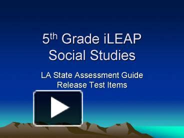 5th grade ileap social studies performance tasks Ebook Kindle Editon