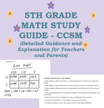 5th grade math taks study guide Epub