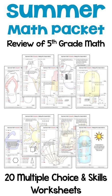 5th-grade-common-core-summer-math-packet Ebook Kindle Editon