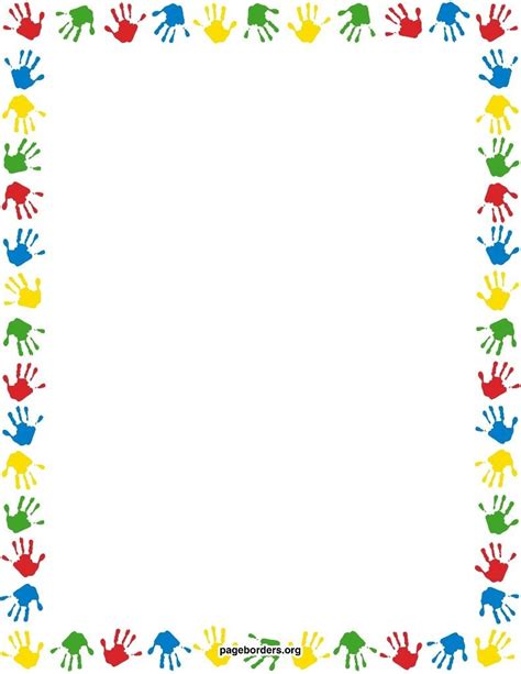 5x7 Borders Printable