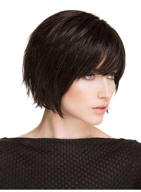 6" Black Straight Short Stylish Synthetic Lace Wigs VS 2025