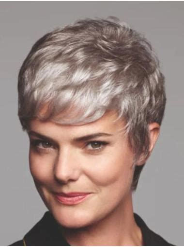 6" Grey Wavy Boycuts: Affordable Monofilament Wigs For 2025