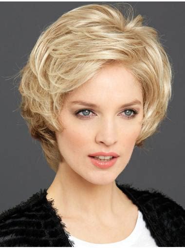 6" Wavy Convenient Synthetic 100% Hand-tied Wigs