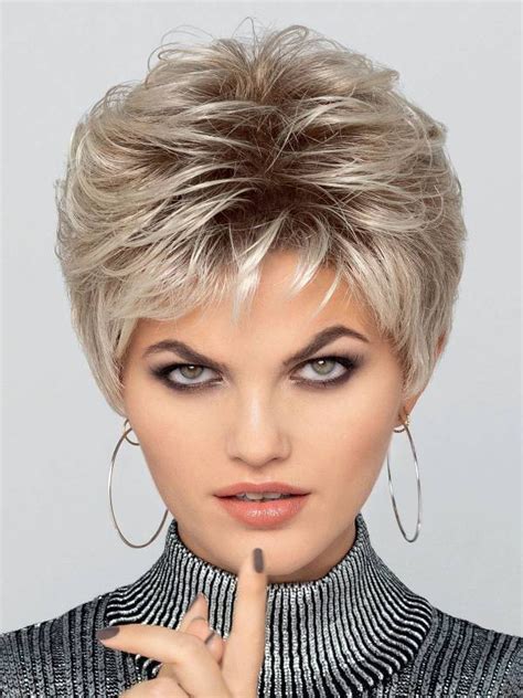 6" Wavy Monofilament Synthetic Boycuts Best Short Wigs