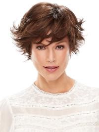 6" Wavy100% Hand-Tied Short Synthetic Wigs