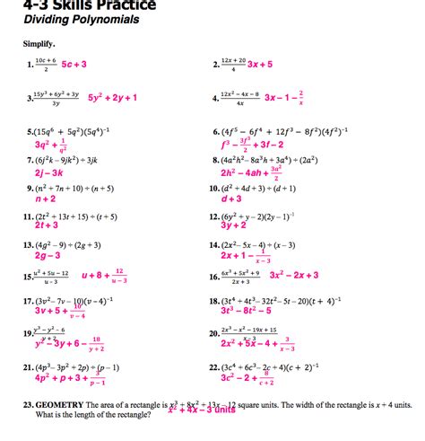 6 4 Skills Practice Answers Algebra 2 Kindle Editon