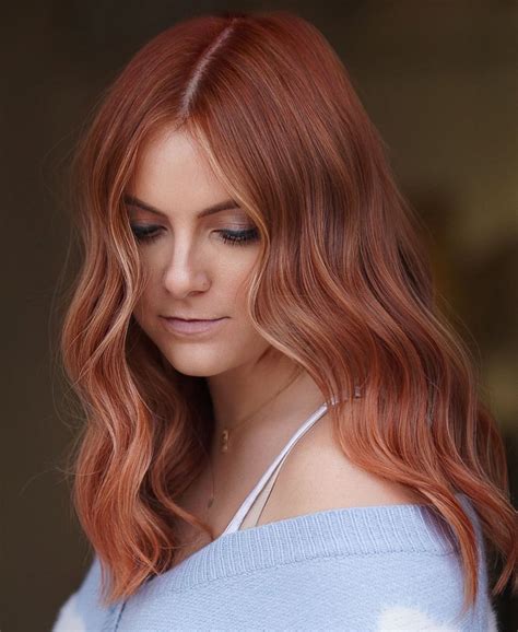 6 Alluring Shades of Dark Strawberry Blonde Hair Color