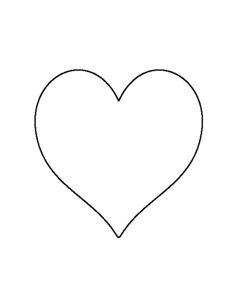 6 Inch Heart Template