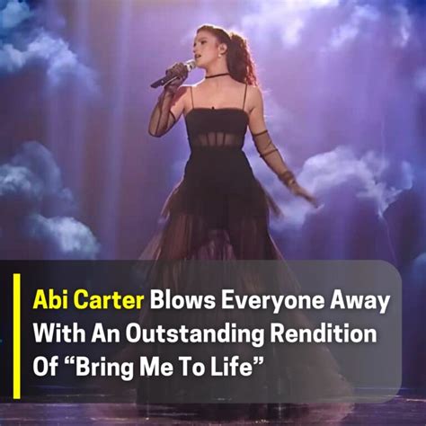 6 Reasons Why Abi Carter's 'Bring Me to Life' is a Must-See