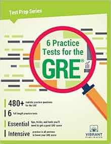 6 practice tests for the gre test prep series volume 1 PDF