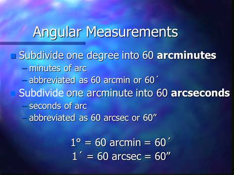 60 Arc Minutes to 1 Degree: A Guide to Angular Measurement Conversion