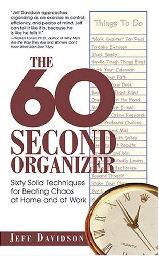 60-Second Organizer Sixty Solid Techniques for Beating Chaos at Home and at Work Epub