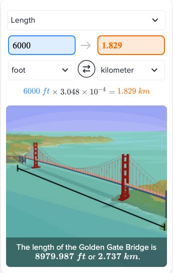 6000 ft to km: A Comprehensive Guide