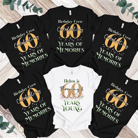 60th Birthday Shirt Designs: A Celebration of Life and Milestones