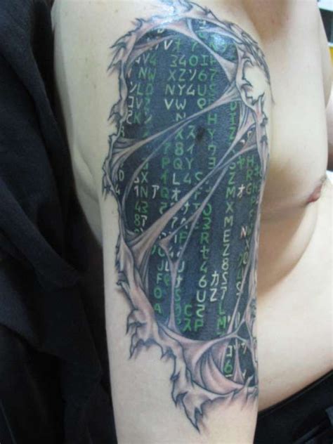 60x Matrix Code Tattoo: Unlocking the Cipher