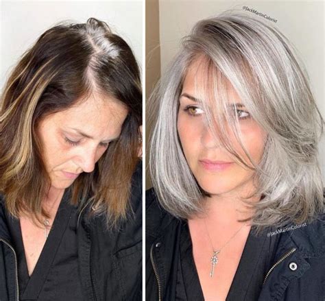 63 Stunning Hair Color Ideas for Gray Hair to Embrace Your Silver Strands