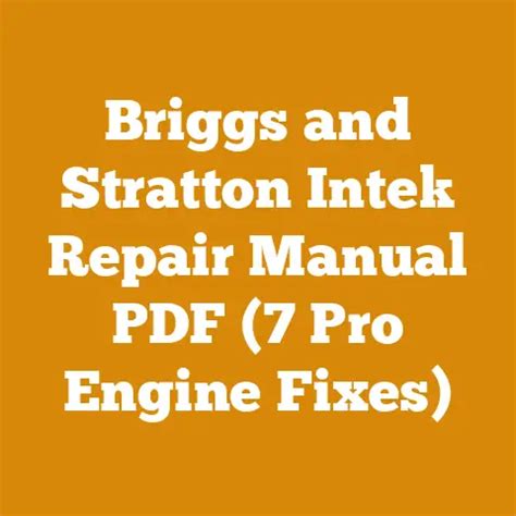 65 intek engine repair manual Doc