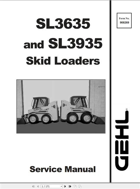 6635 Gehl Skid Loader Service Manual Ebook Epub