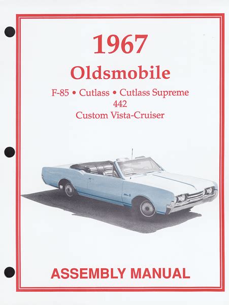 67 cutlass assembly manual PDF