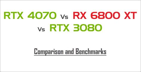 6800XT vs 3080: A Comprehensive Comparison