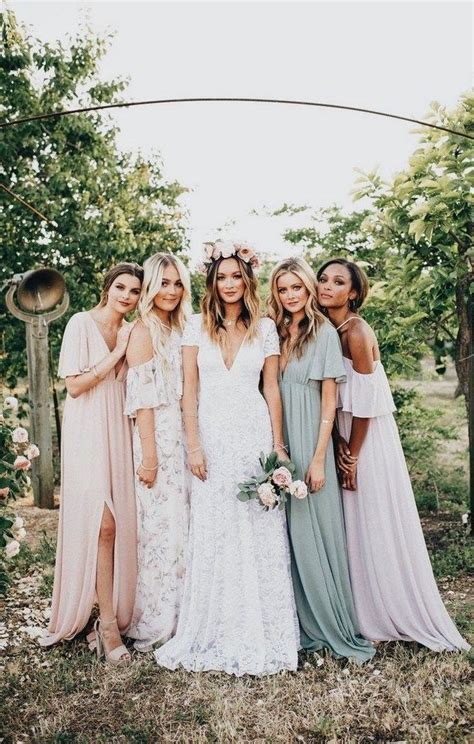 69 Ravishing Boho Bridesmaid Dresses for an Unforgettable Wedding