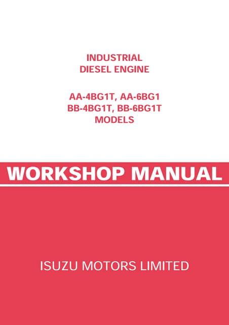 6bg1 isuzu repair manual Kindle Editon