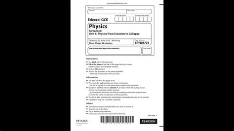 6ph05 june 2013 question paper PDF