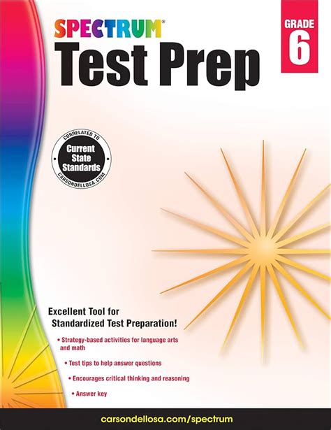 6th Grade Spectrum Test Prep Answer Key Doc