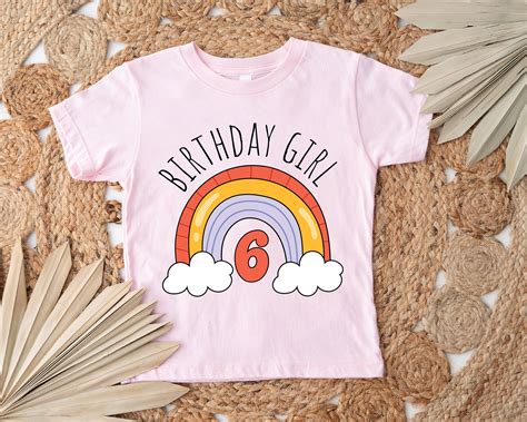 6th birthday t shirt