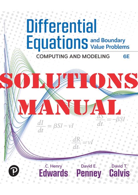 6th differential equations solutions manual edwards penney Reader