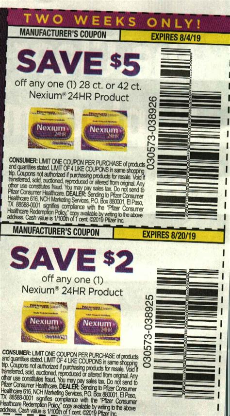 7 00 Nexium Coupon Printable