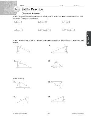 7 1 skills practice answers Kindle Editon